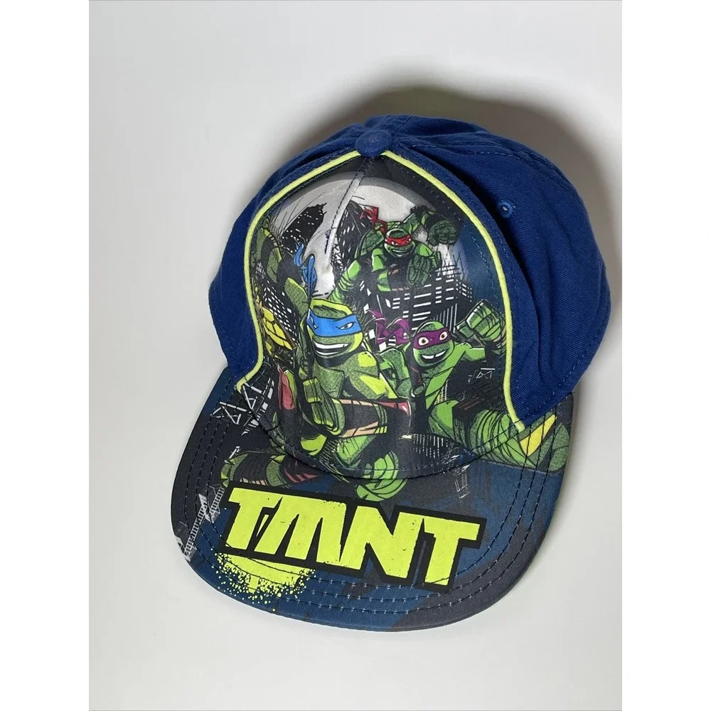 Nickelodeon Teenage Mutant Ninja Turtles Kids Blue Snapback Hat TMNT 2016 Logo